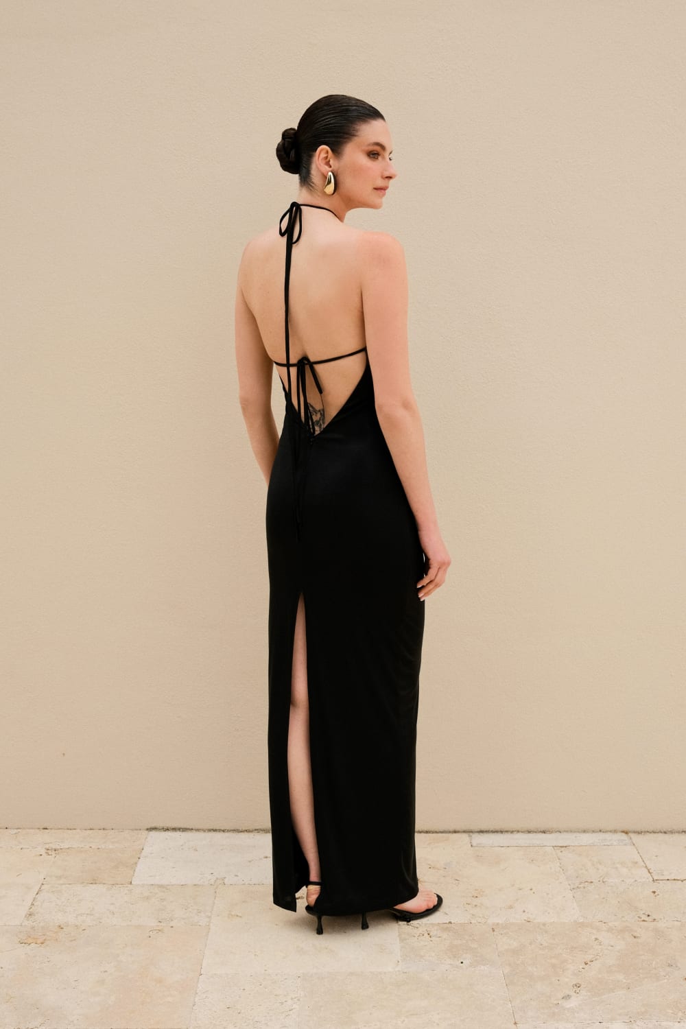 Alreves-Clara Decollete Long Dress-Elbise-2-Milagron.com