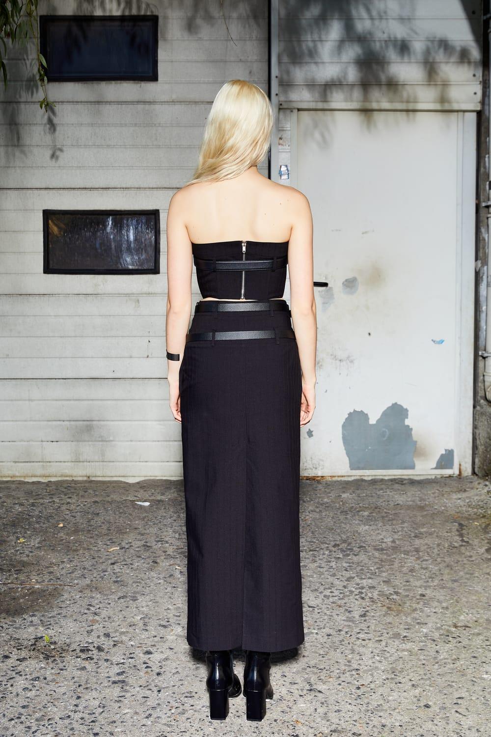 Alreves-Paloma Bustier with Belt-Büstiyer-3-Milagron.com