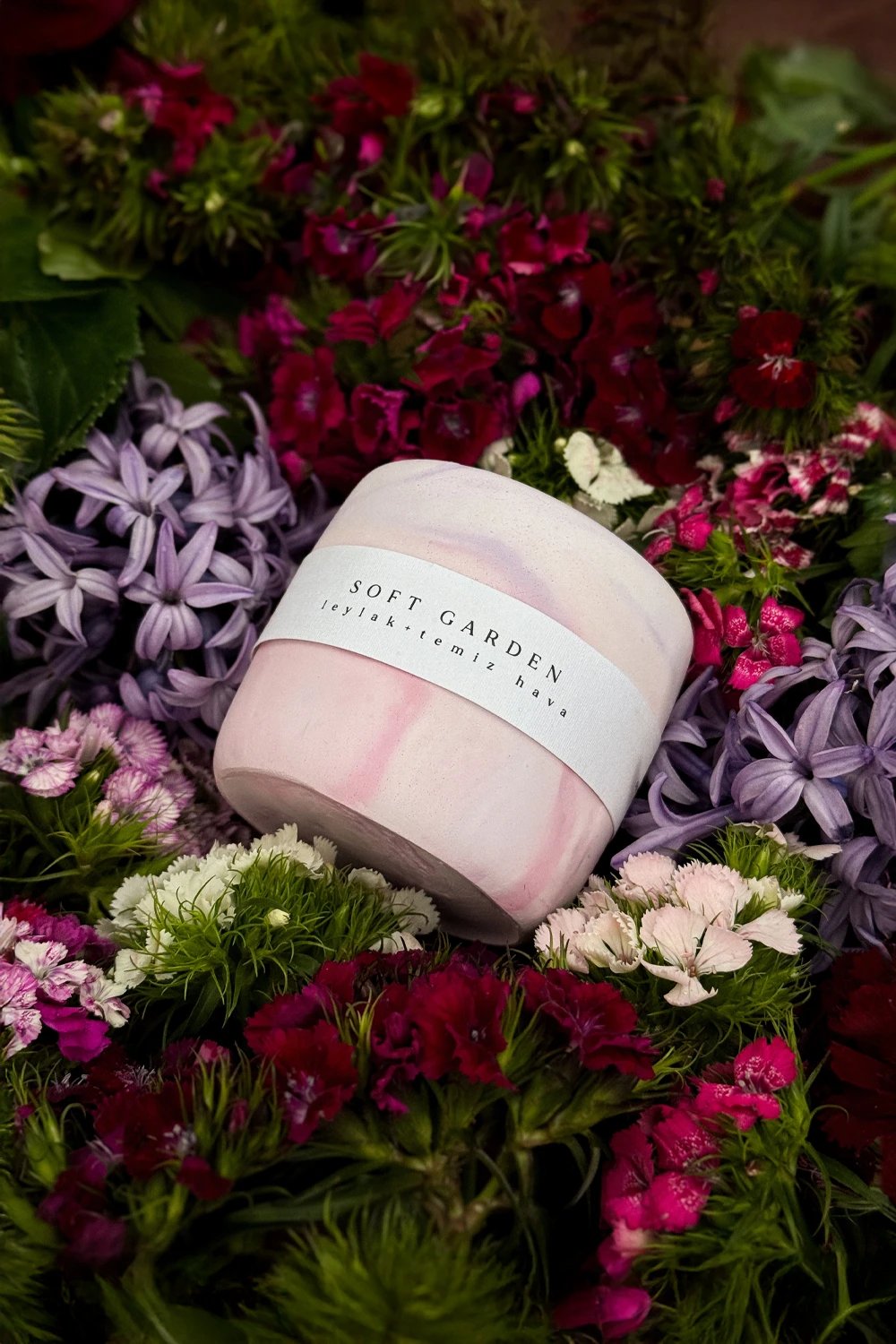 Alysa Candle Studio-Soft Garden - Leylak & Temiz Hava Kokulu Mum-Mum-3-Milagron.com