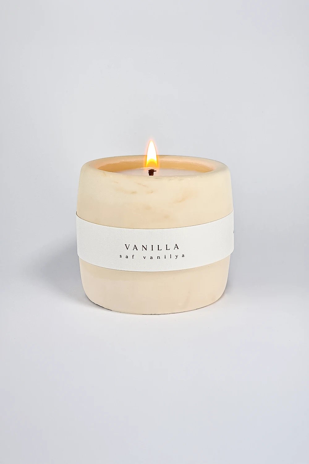 Alysa Candle Studio-Vanilla - Saf Vanilya Kokulu Mum-Mum-1-Milagron.com