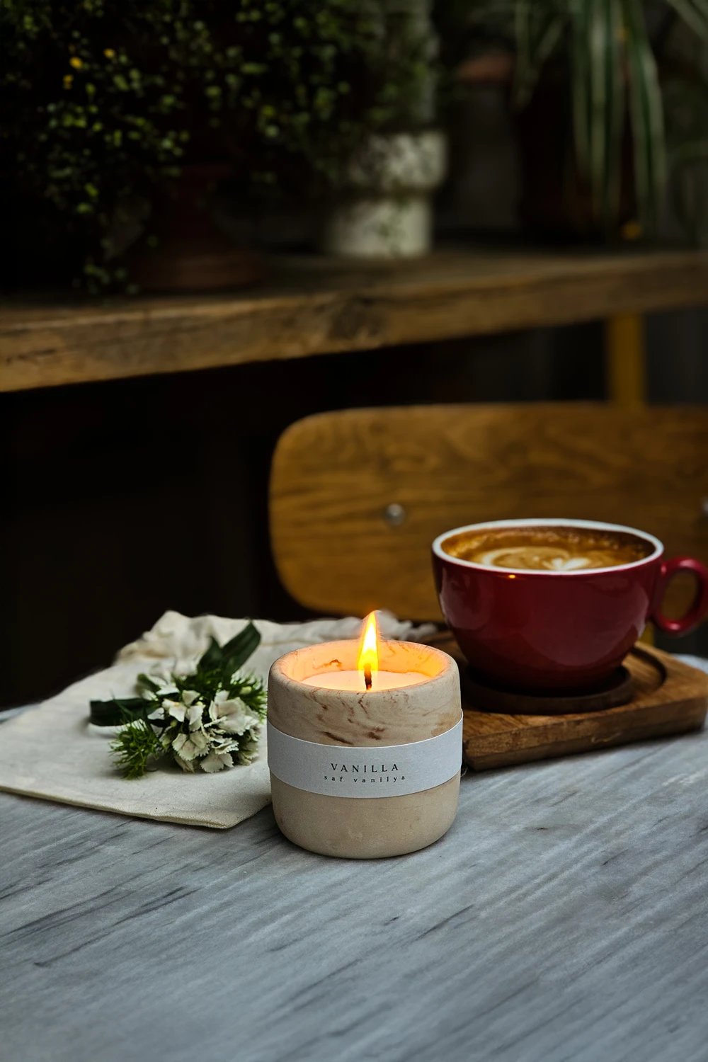 Alysa Candle Studio-Vanilla - Saf Vanilya Kokulu Mum-Mum-2-Milagron.com