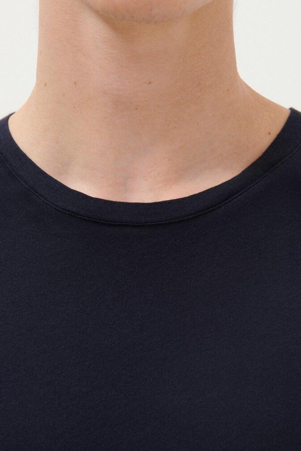 American Vintage-Decatur Navy T-shirt-T-Shirts-3-Milagron.com