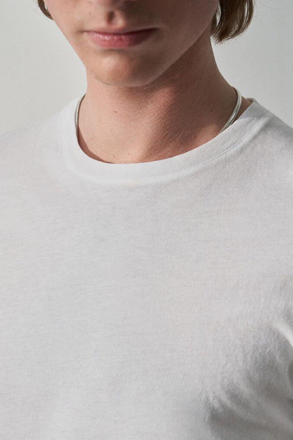 American Vintage-Decatur White T-shirt-T-Shirts-3-Milagron.com