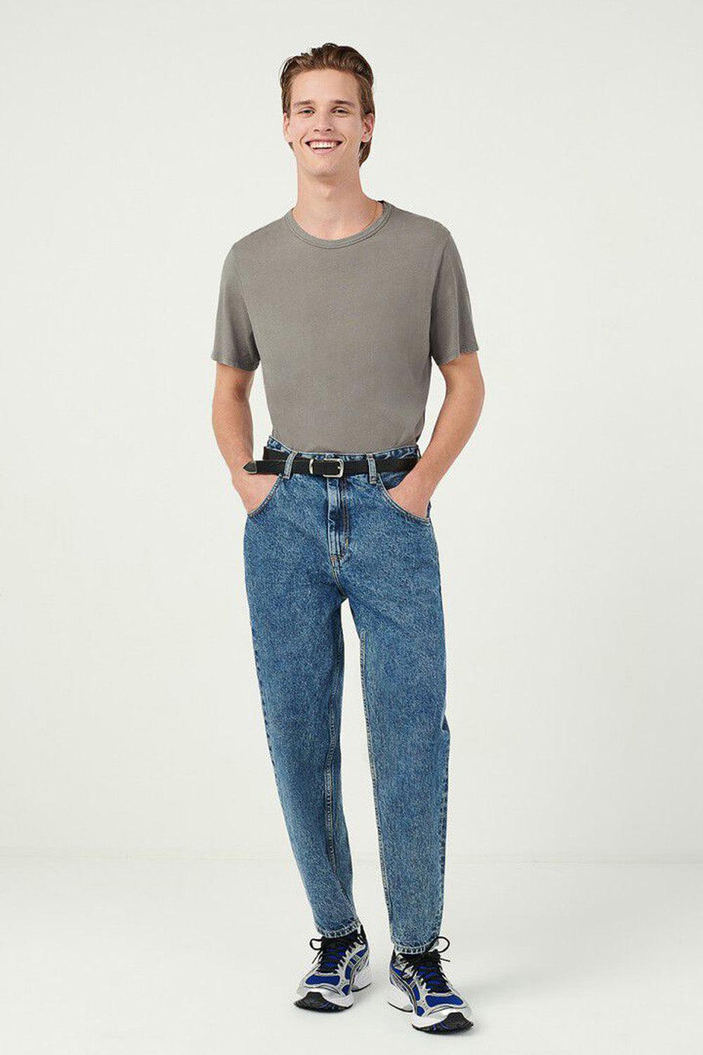 American Vintage-Devon Vintage Grey T-shirt-T-Shirts-3-Milagron.com