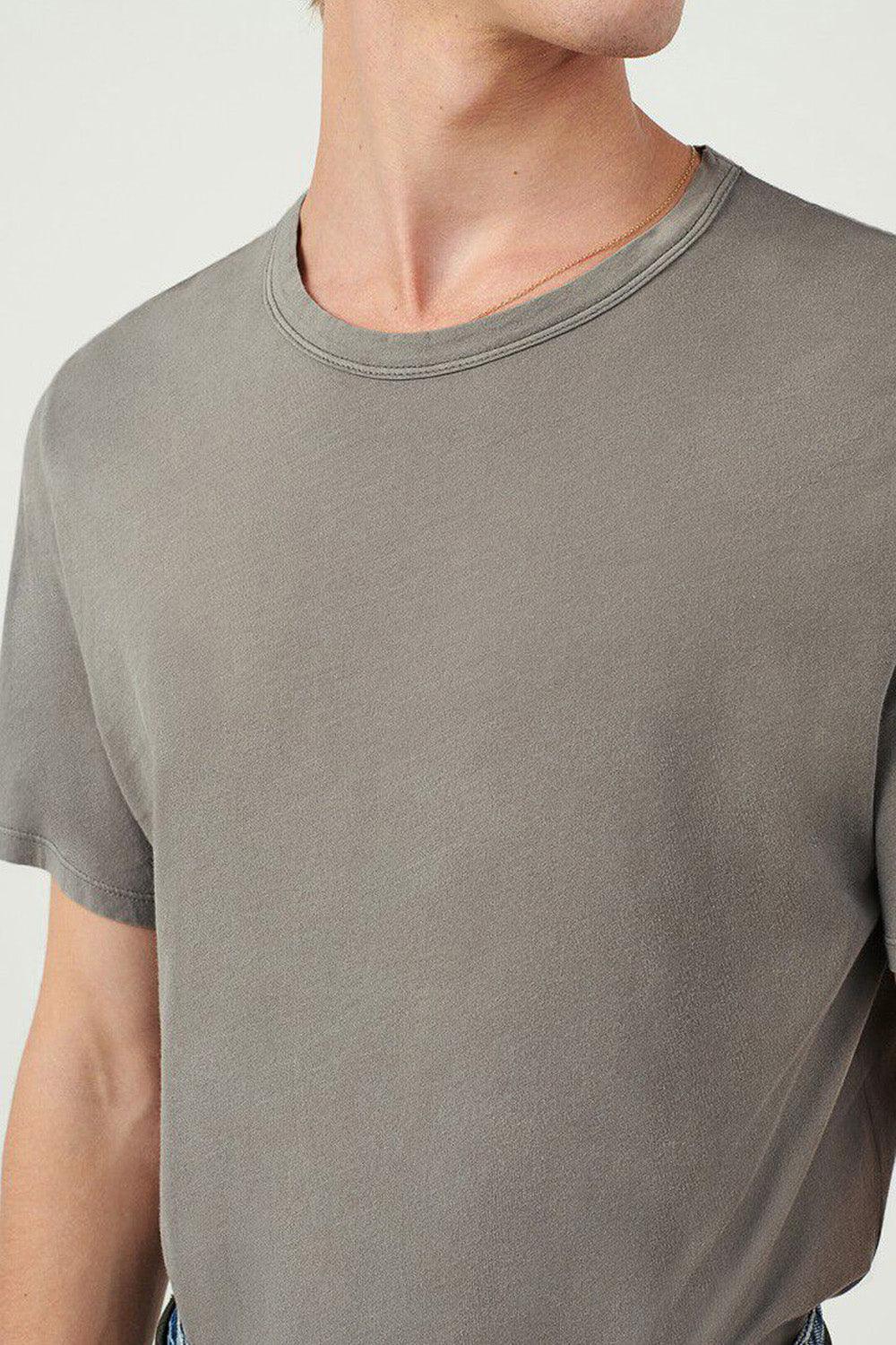 American Vintage-Devon Vintage Grey T-shirt-T-Shirts-5-Milagron.com