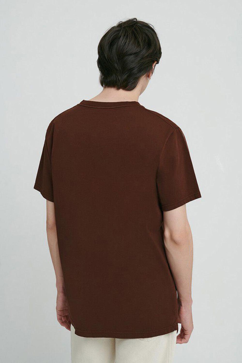 American Vintage-Fizvalley Brown T-shirt-T-Shirts-2-Milagron.com
