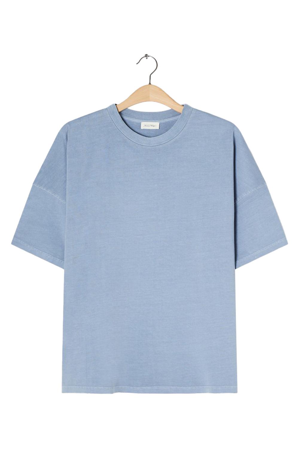 American Vintage-Fizvalley Mavi T-shirt-T-Shirts-1-Milagron.com