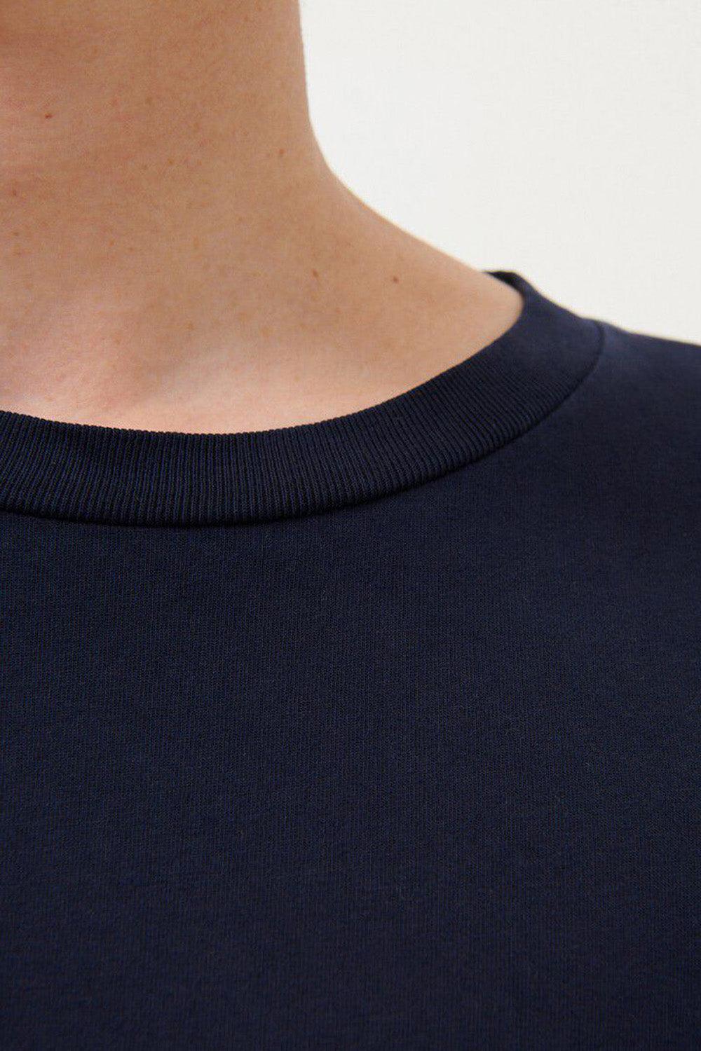 American Vintage-Fizvalley Vintage Navy T-shirt-T-Shirts-3-Milagron.com