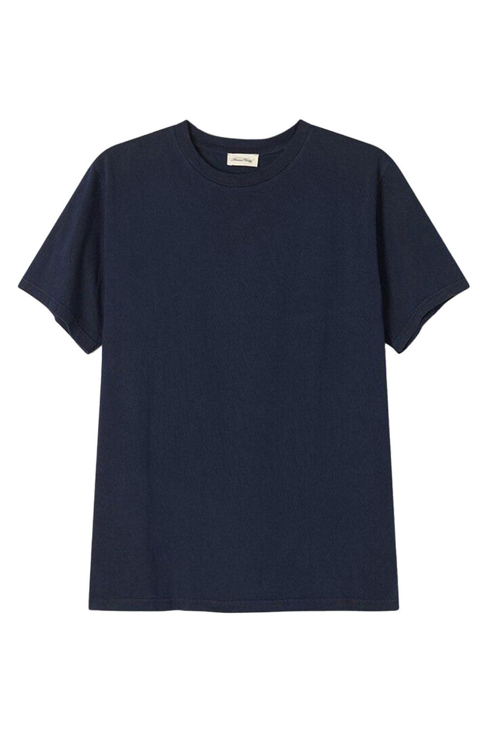 American Vintage-Fizvalley Vintage Navy T-shirt-T-Shirts-4-Milagron.com