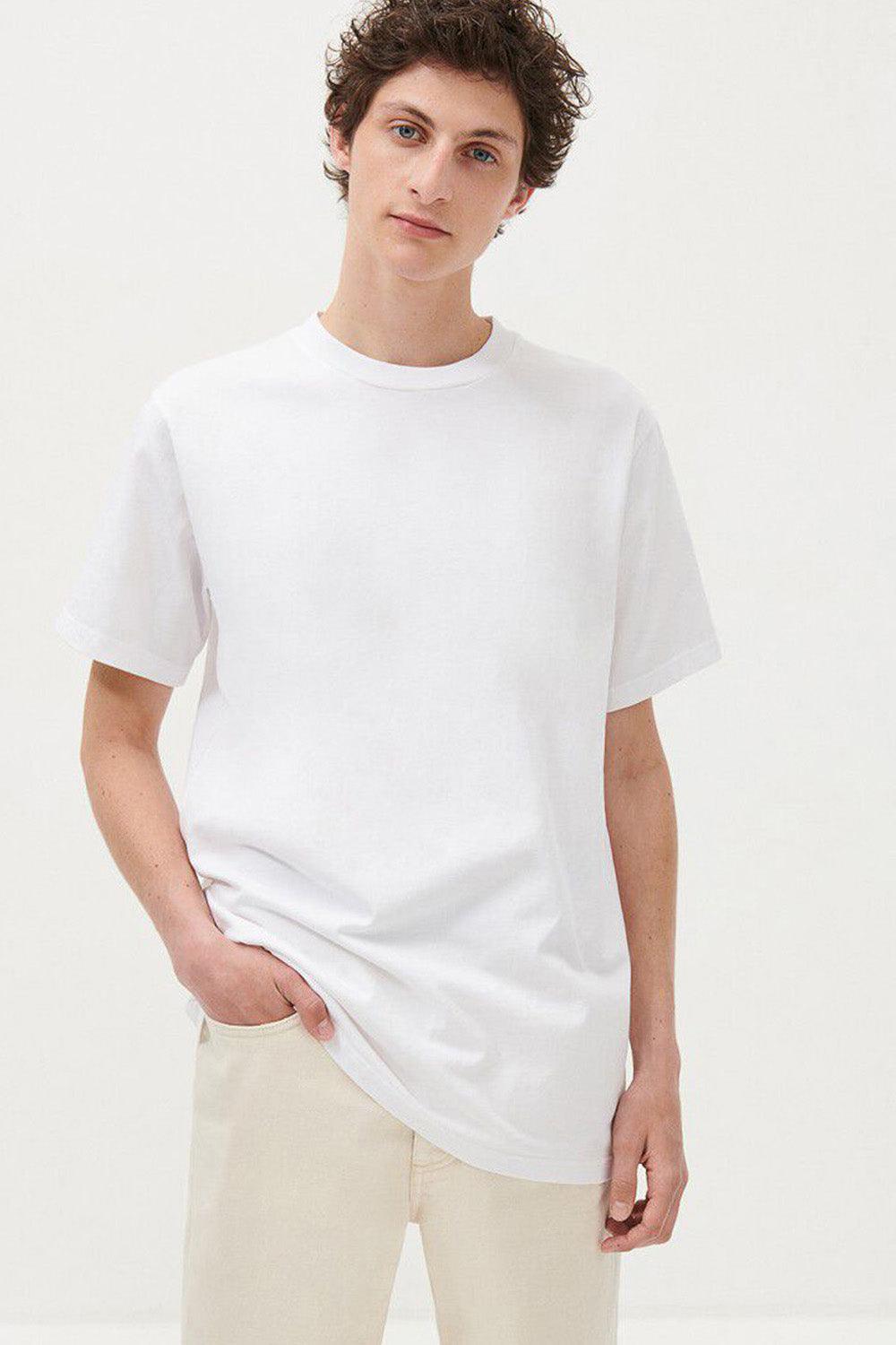 American Vintage-Fizvalley White T-shirt-T-Shirts-1-Milagron.com