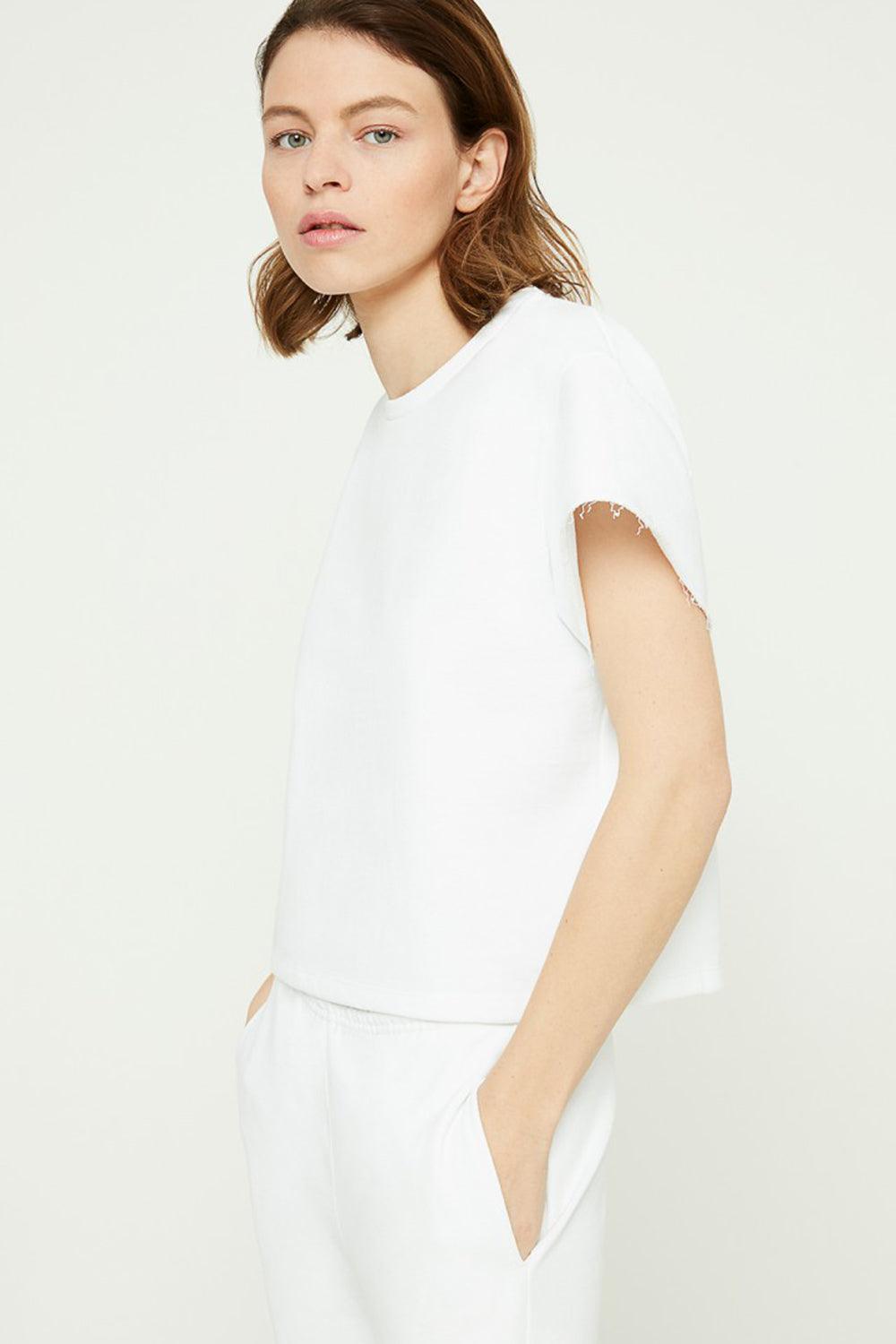 American Vintage-Imocity Beyaz T-shirt-T-Shirts-1-Milagron.com