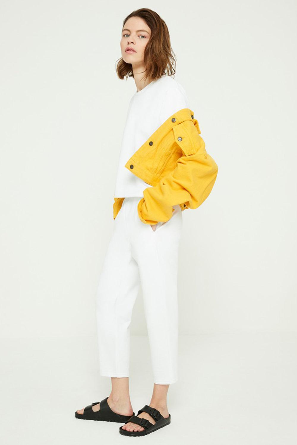 American Vintage-Imocity Beyaz T-shirt-T-Shirts-2-Milagron.com