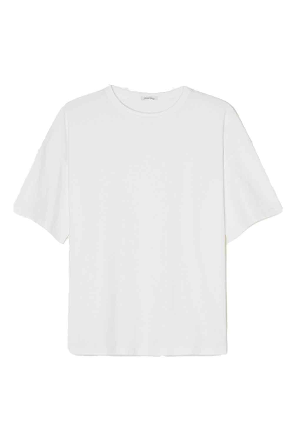 American Vintage-Men's T-Shirt Ylitown Blanc-T-Shirts-1-Milagron.com