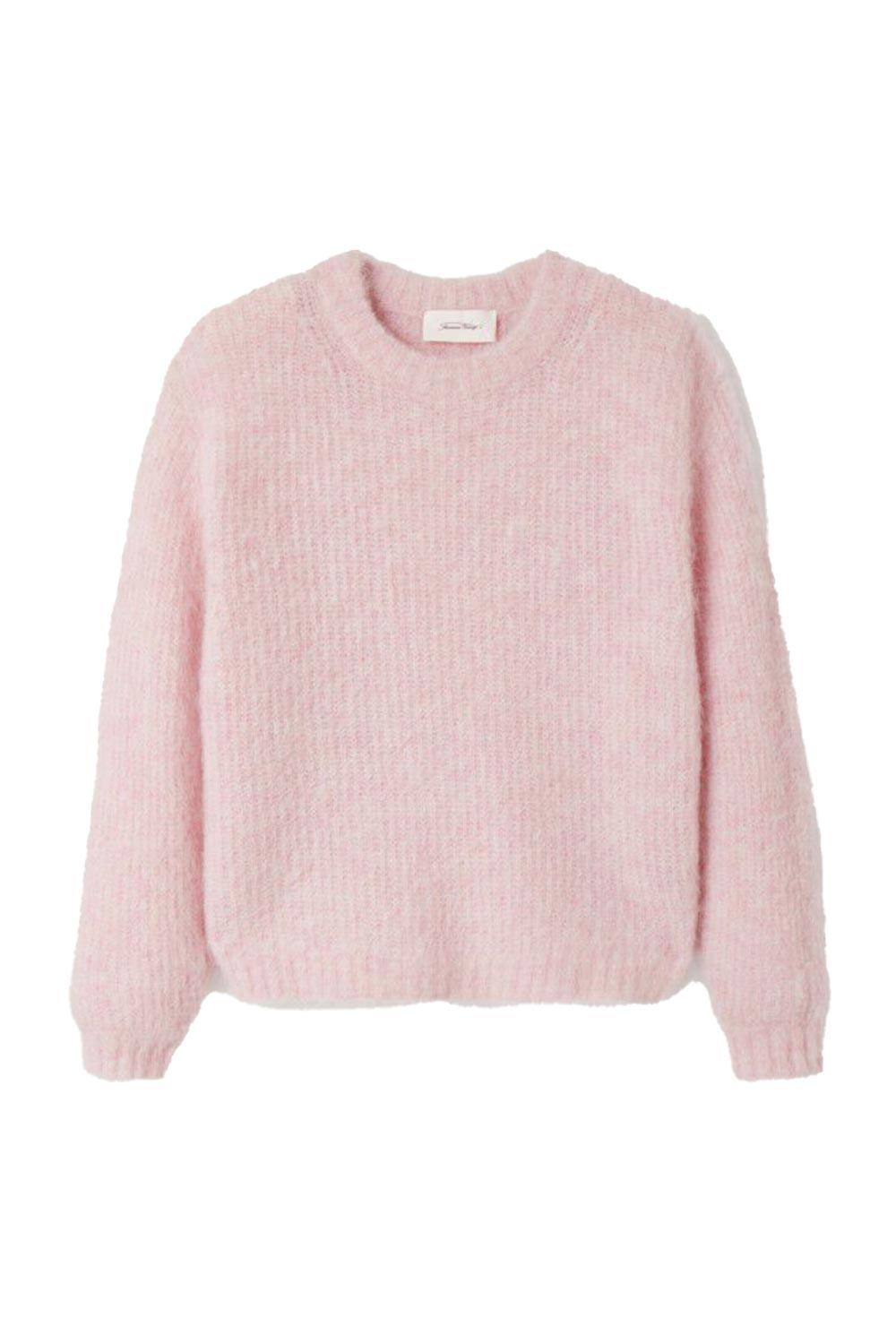 American Vintage-Pull Boule ML COL Montant Petale Chine-Kazak & Triko-1-Milagron.com