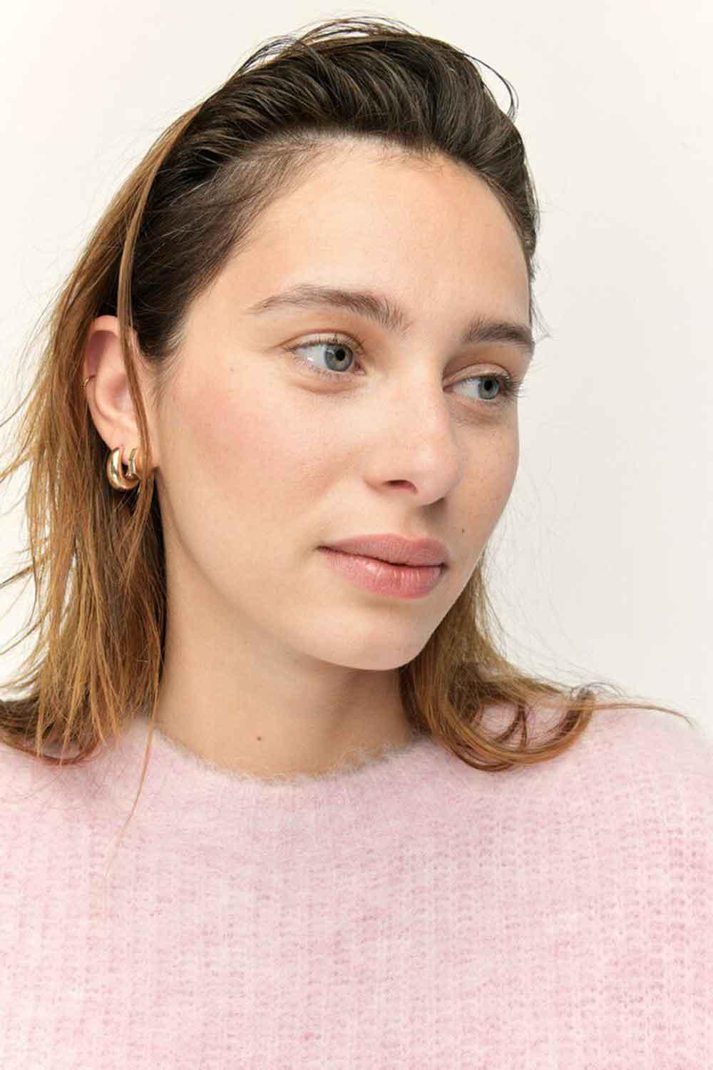 American Vintage-Pull Boule ML COL Montant Petale Chine-Kazak & Triko-7-Milagron.com