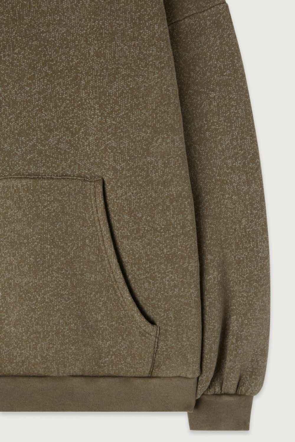 American Vintage-Sweat Homme Ikatown Khaki Vintage-Sweatshirts & Hoodies-2-Milagron.com