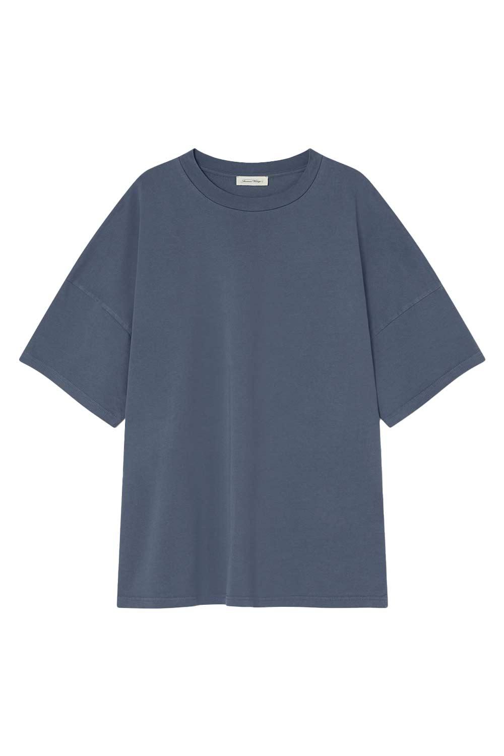 American Vintage-T-Shirt MC Col Rond Croco Vintage-T-Shirts-1-Milagron.com