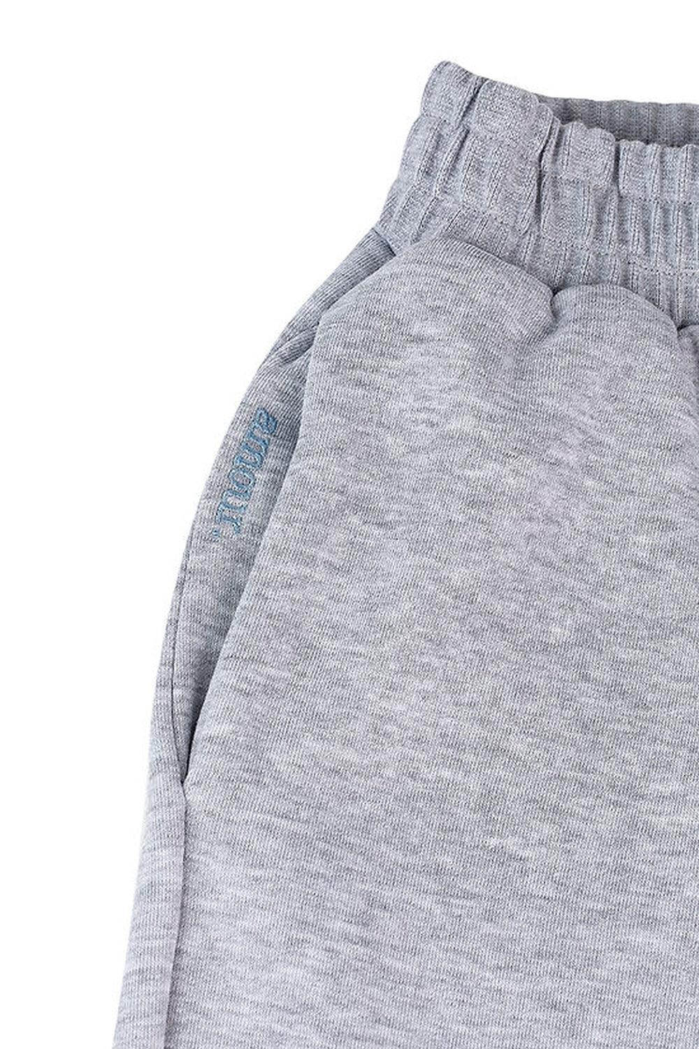 Amour Et Naturel-Nakışlı Eşofman Gri-Eşofman-4-Milagron.com