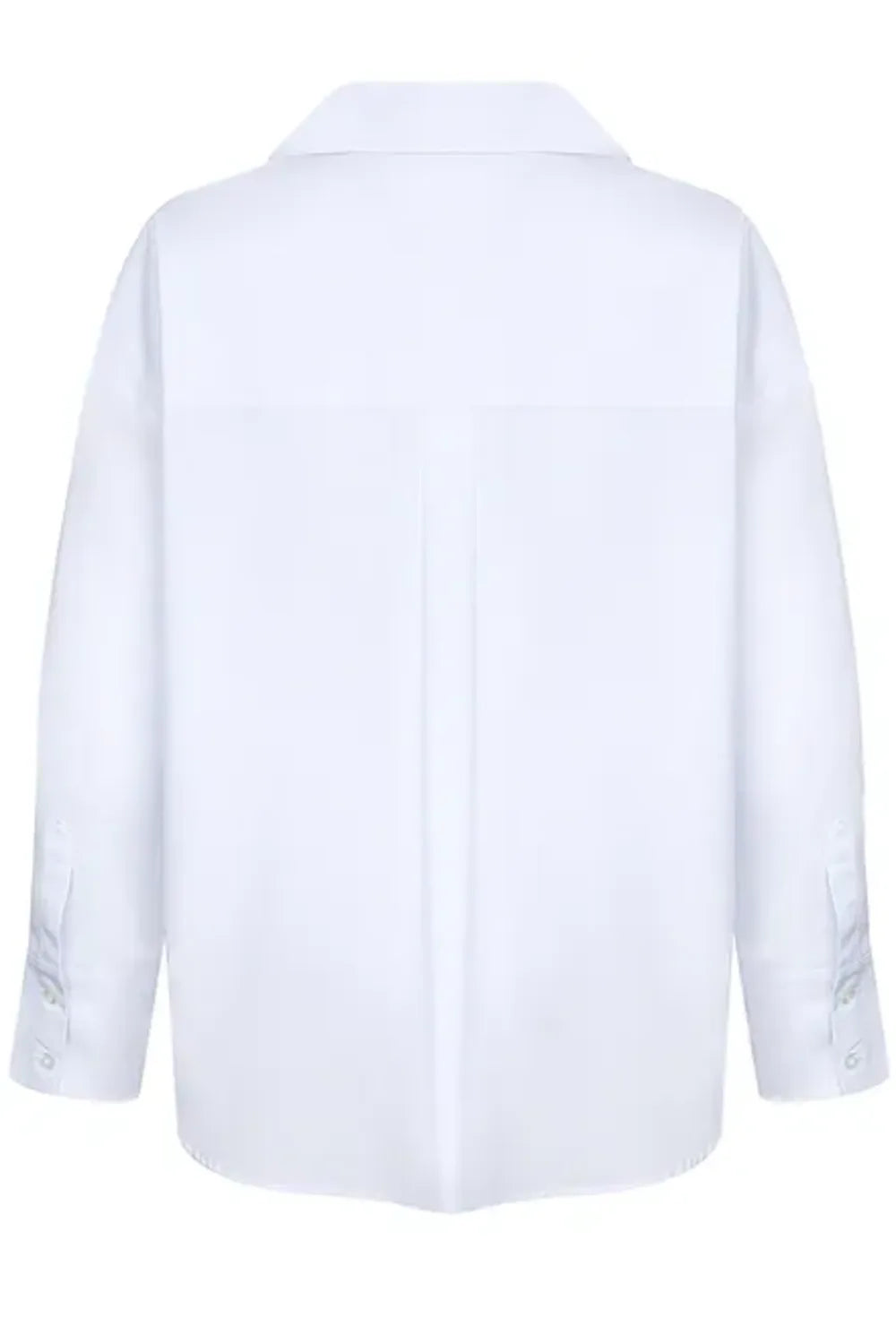 Amour Et Naturel-Nakışlı Oversize Gömlek Beyaz-Gömlek-2-Milagron.com