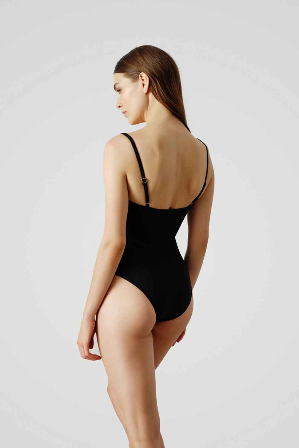 Anais & Margaux-Caroline Black Swimsuit-Bikini & Mayo-3-Milagron.com