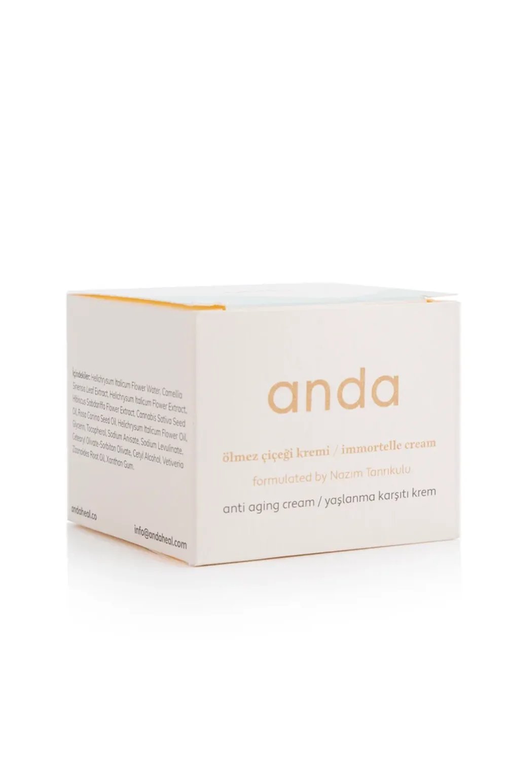 Anda Heal-Immortelle Cream By Nazım Tanrıkulu-Yüz Kremi-3-Milagron.com