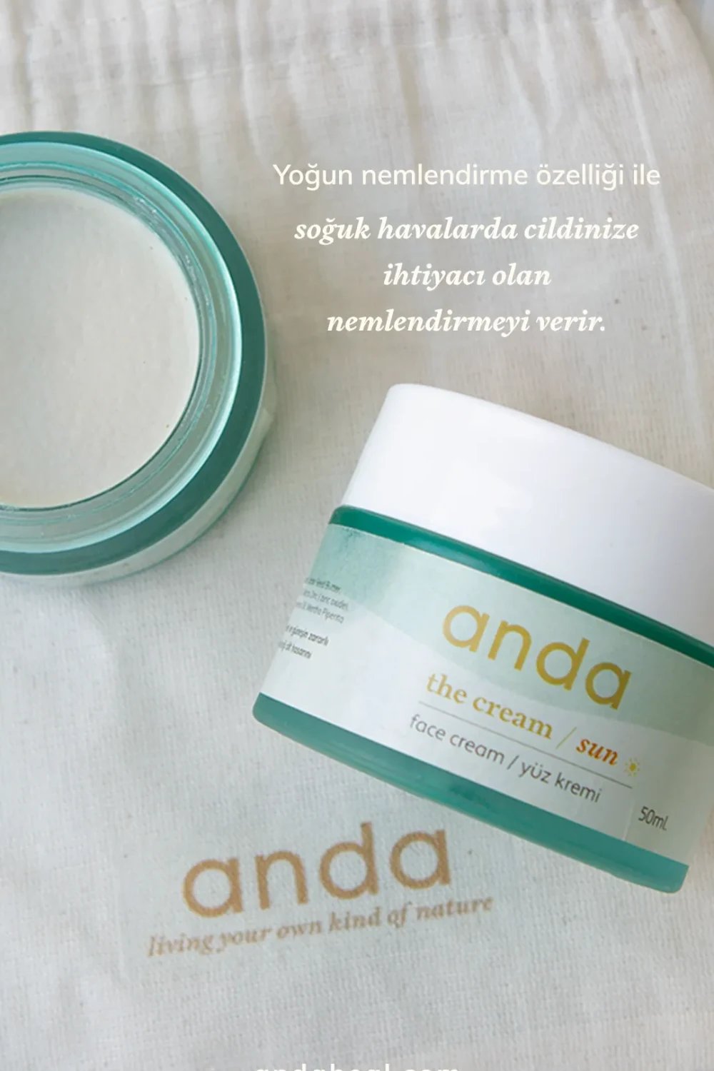 Anda Heal-The Cream Sun - Spf 50+ Güneş Korumalı Nemlendirici Krem-Güneş Koruyucu-1-Milagron.com