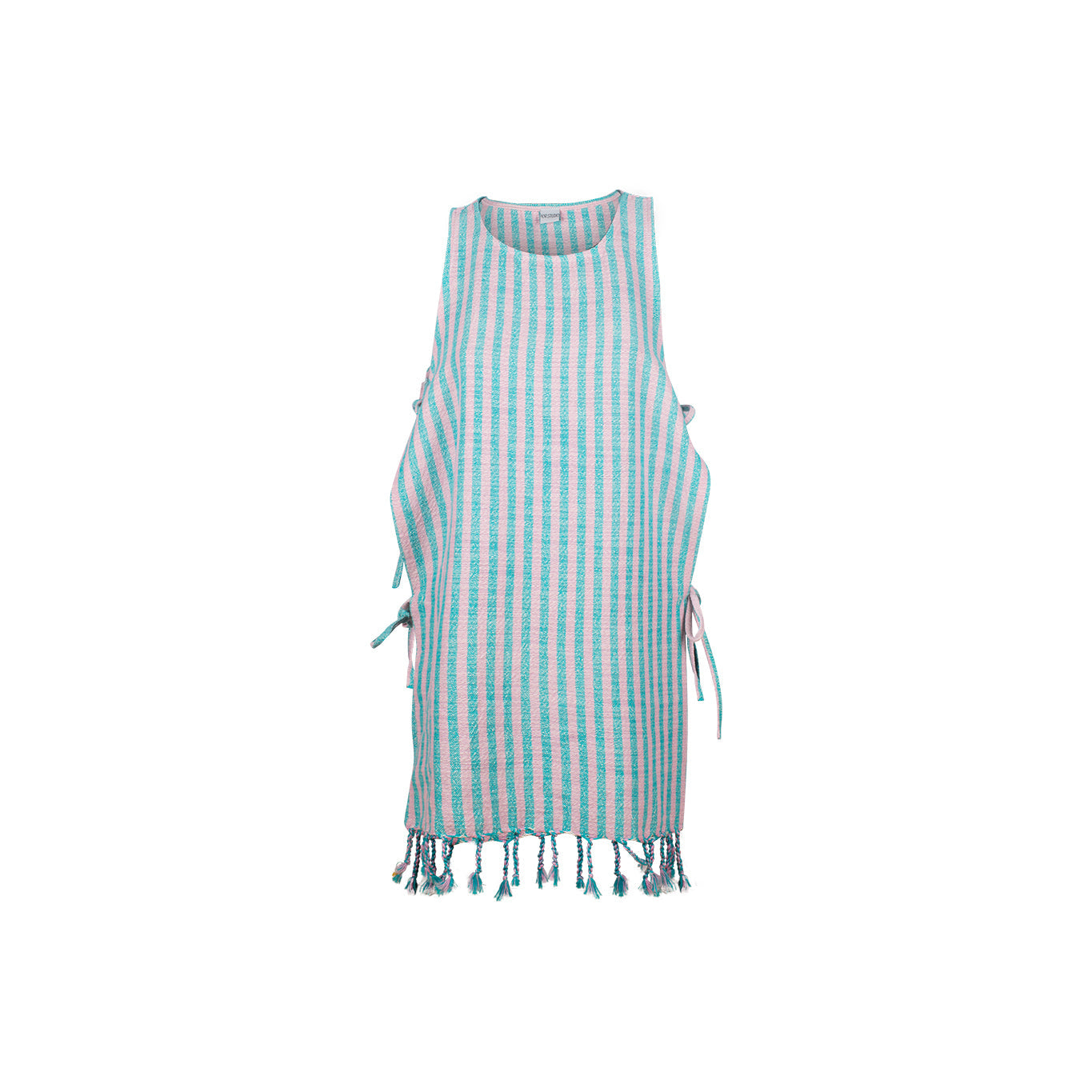 Ani Studio-Ashley Cut Out Detailed Mini Dress Violet-Kimono-1-Milagron.com