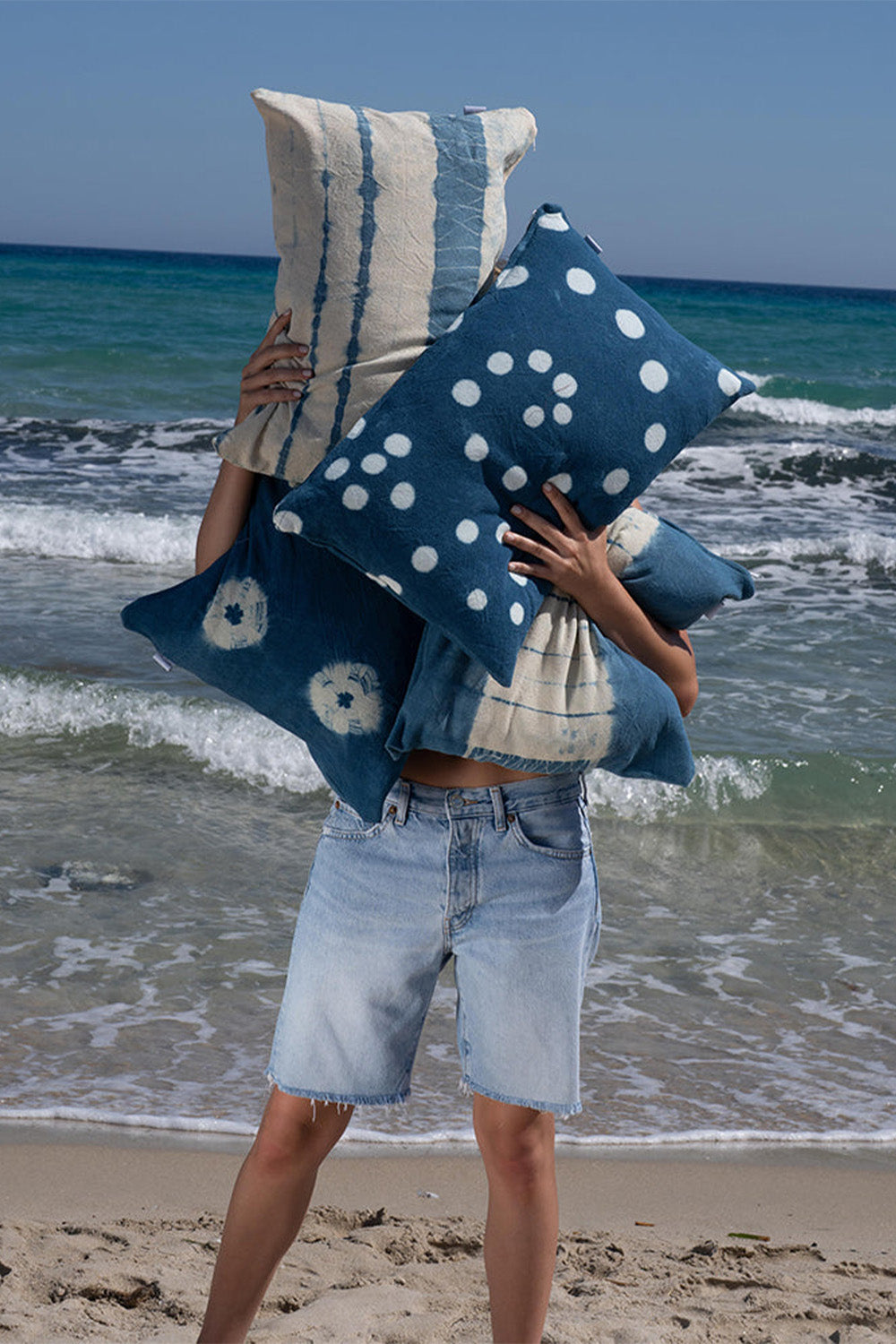 Ani Studio-Aster Batique Dyed Pillow Case-Yastık-2-Milagron.com