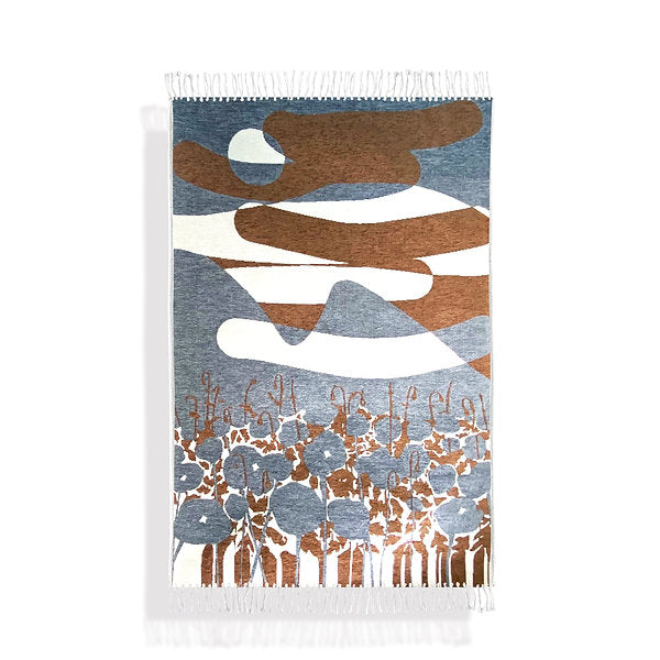 Ani Studio-Floral Double Sided Kilim-Kilim-2-Milagron.com