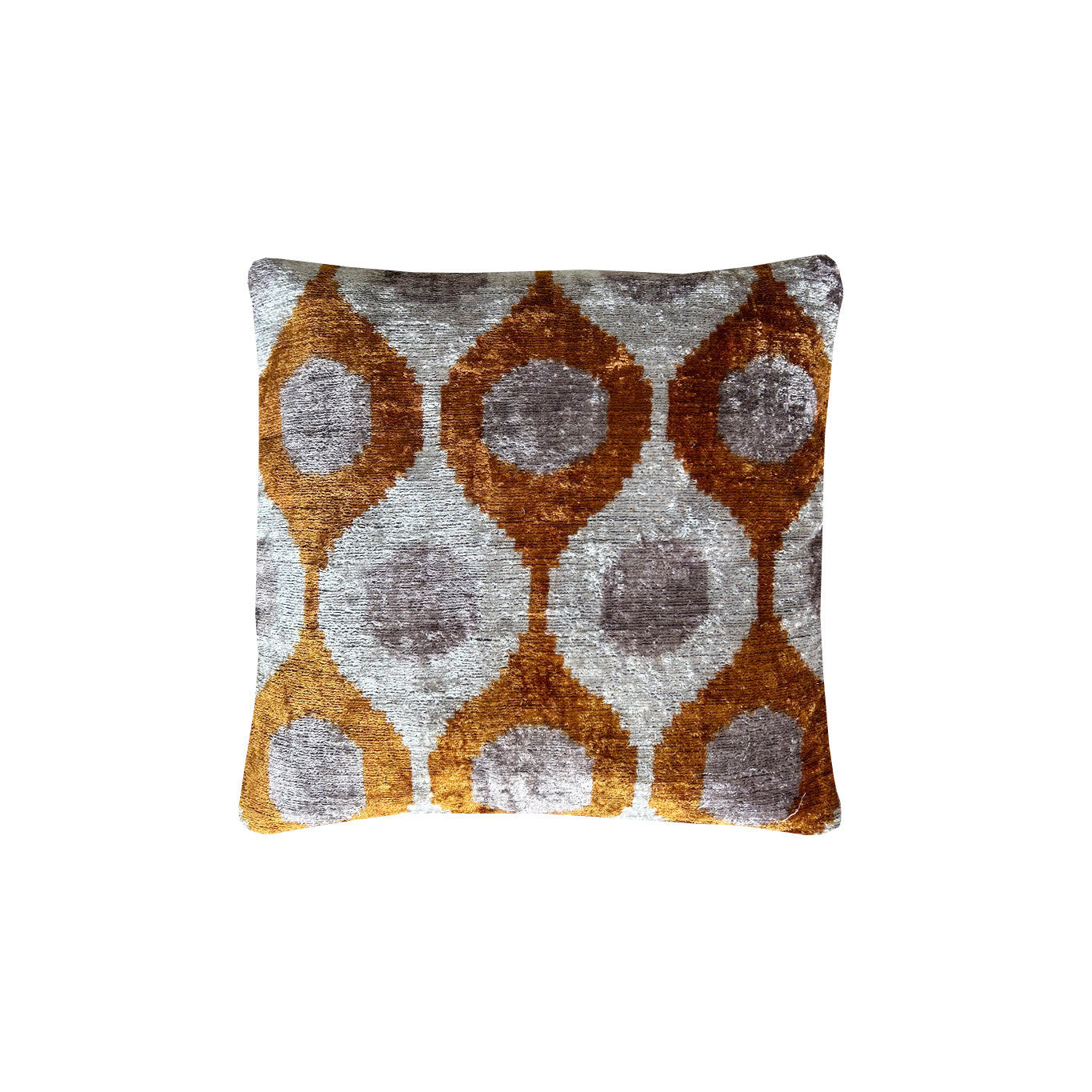 Ani Studio-Grace Silk Velvet Ikat Pillow Case-Yastık Kılıfı-1-Milagron.com