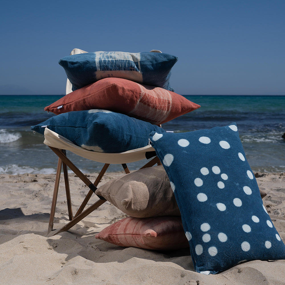 Ani Studio-Petal Batique Dyed Pillow Case-Yastık-2-Milagron.com