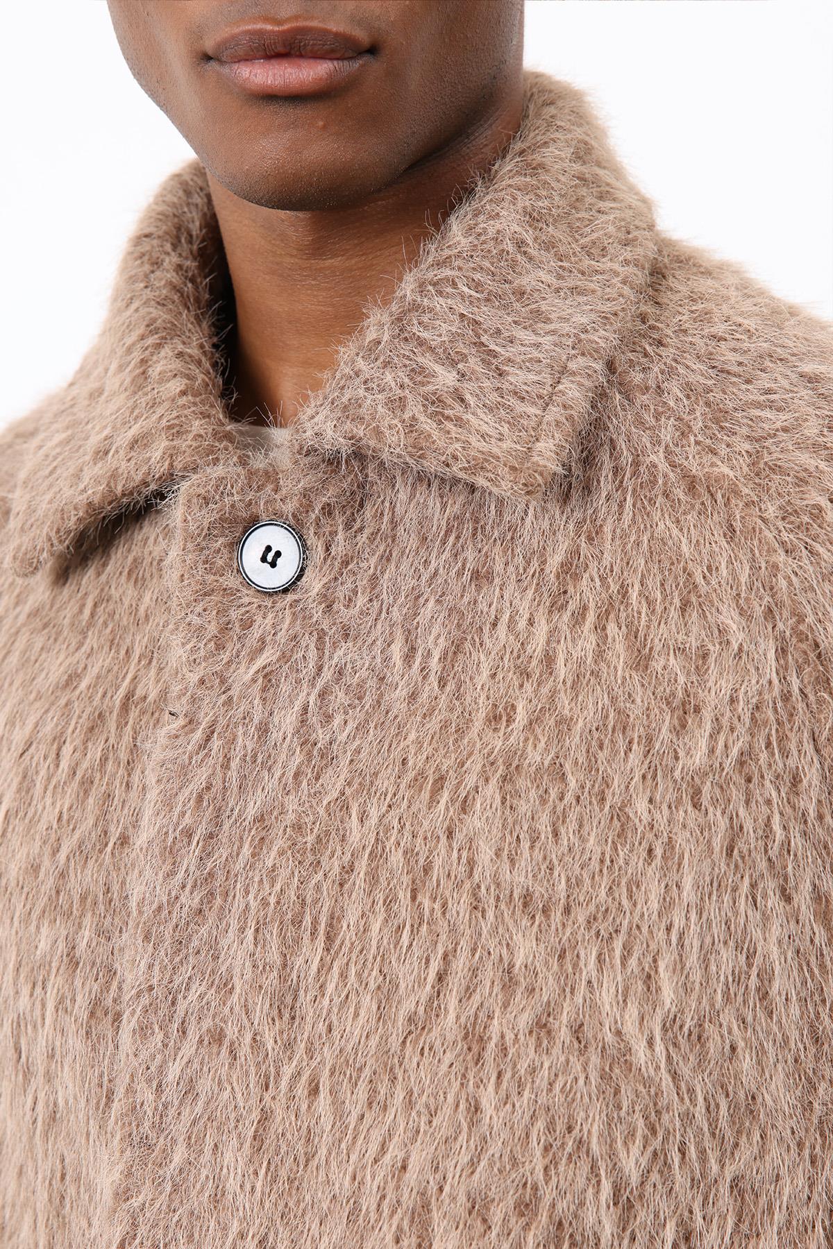 Antioch-Açık Kahve Suni Kürk Erkek Kaban-Kaban-6-Milagron.com