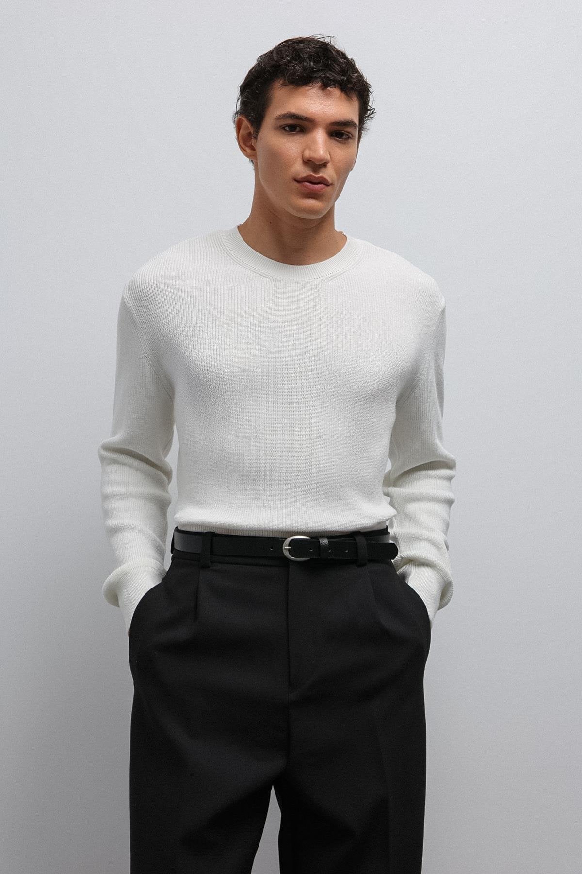 Antioch-Antioch Ekru Dokulu Erkek Kazak-Kazak-1-Milagron.com