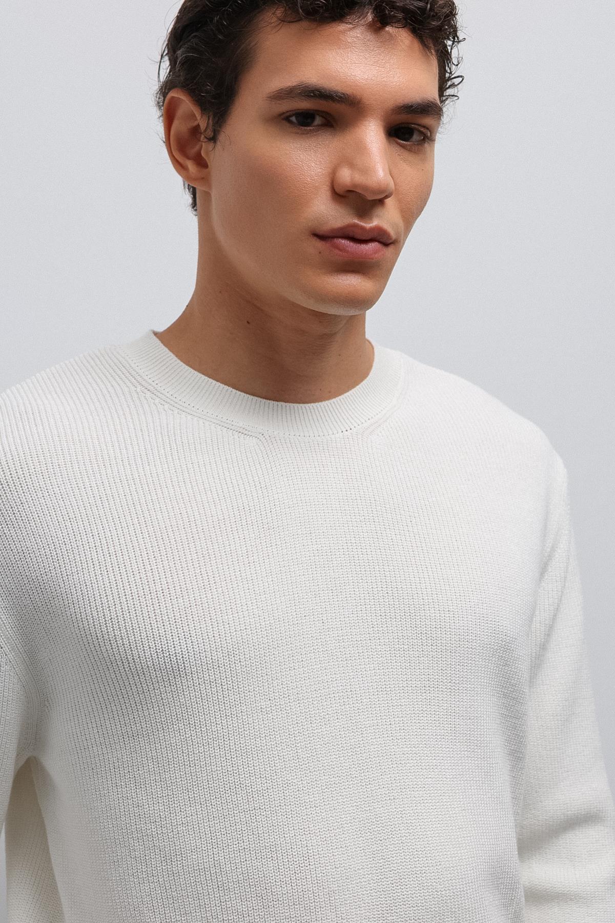 Antioch-Antioch Ekru Dokulu Erkek Kazak-Kazak-5-Milagron.com