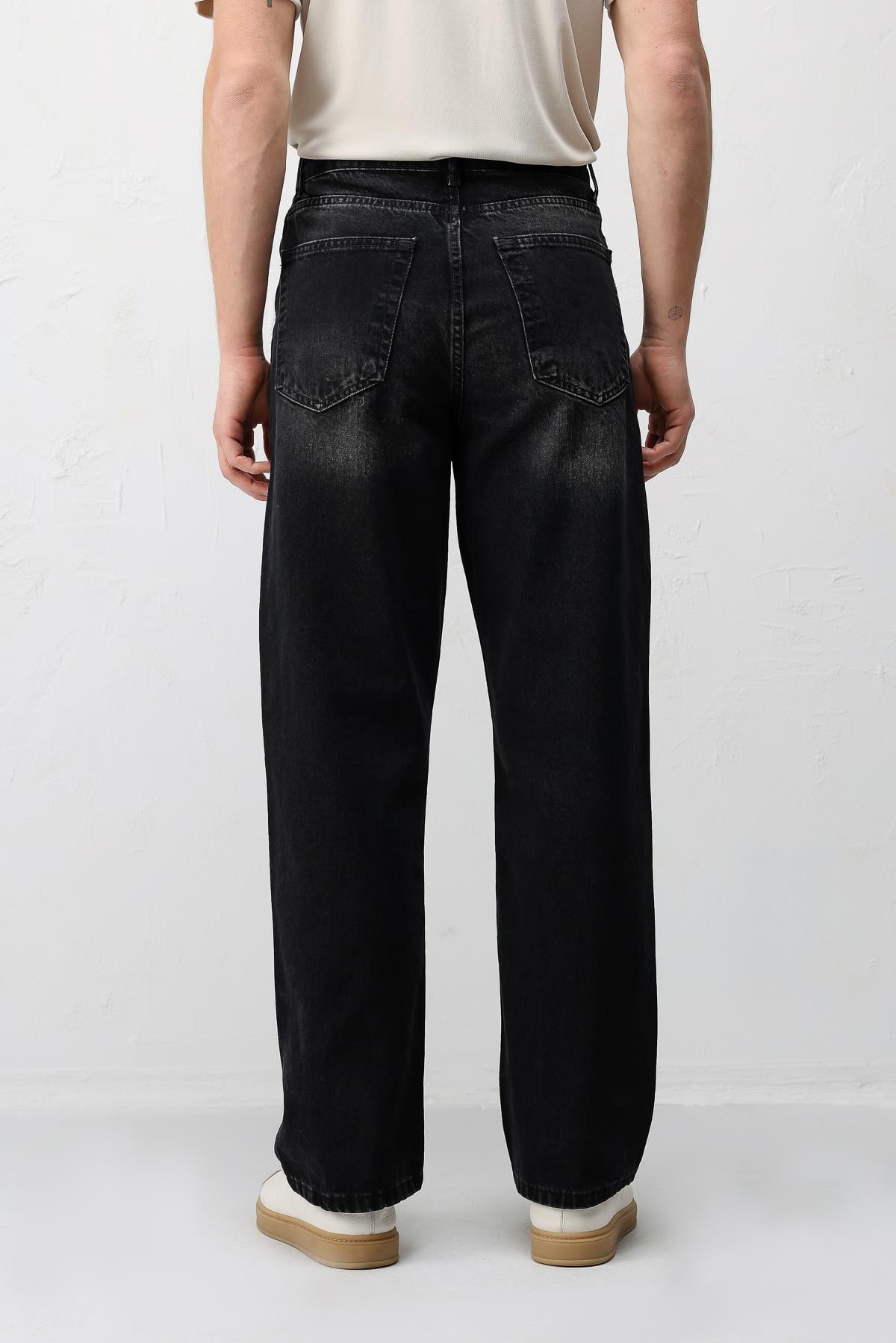 Antioch Antrasit Baggy Fit Erkek Jean