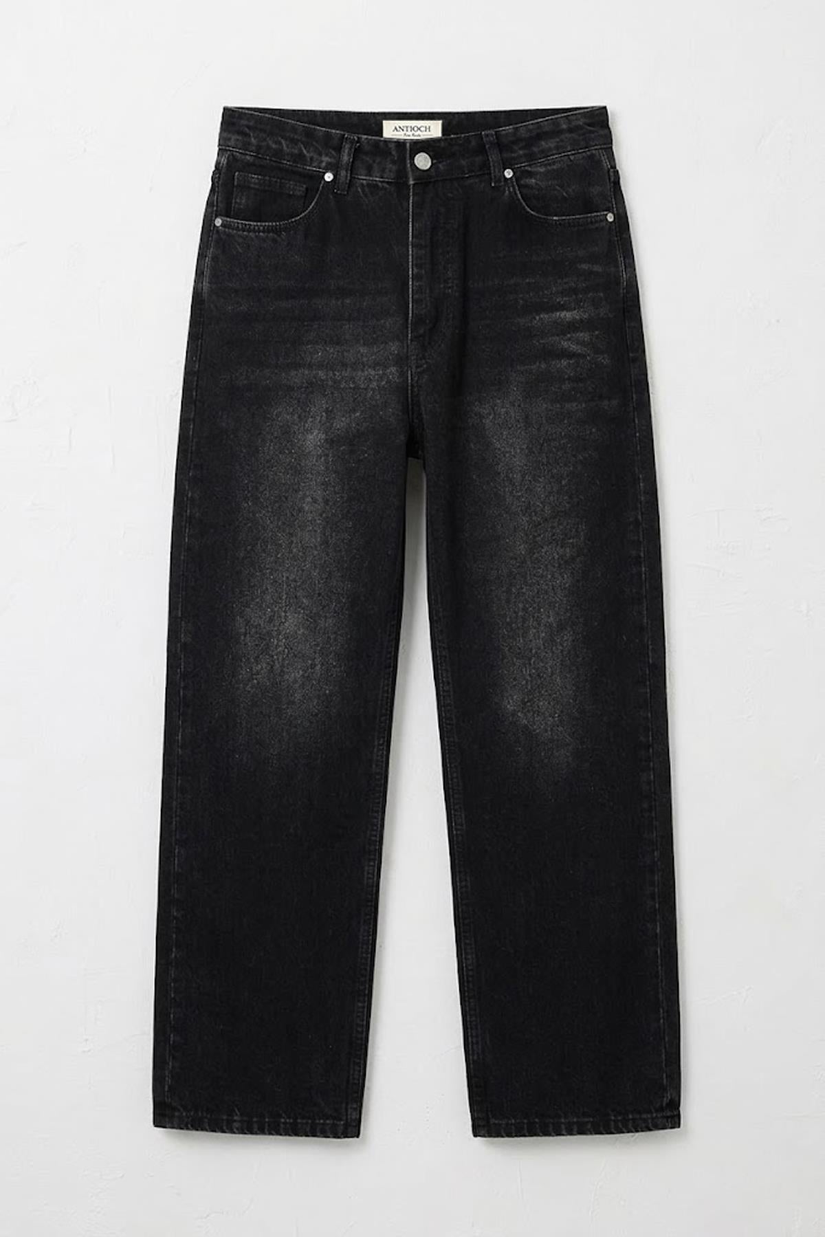 Antioch Antrasit Baggy Fit Erkek Jean