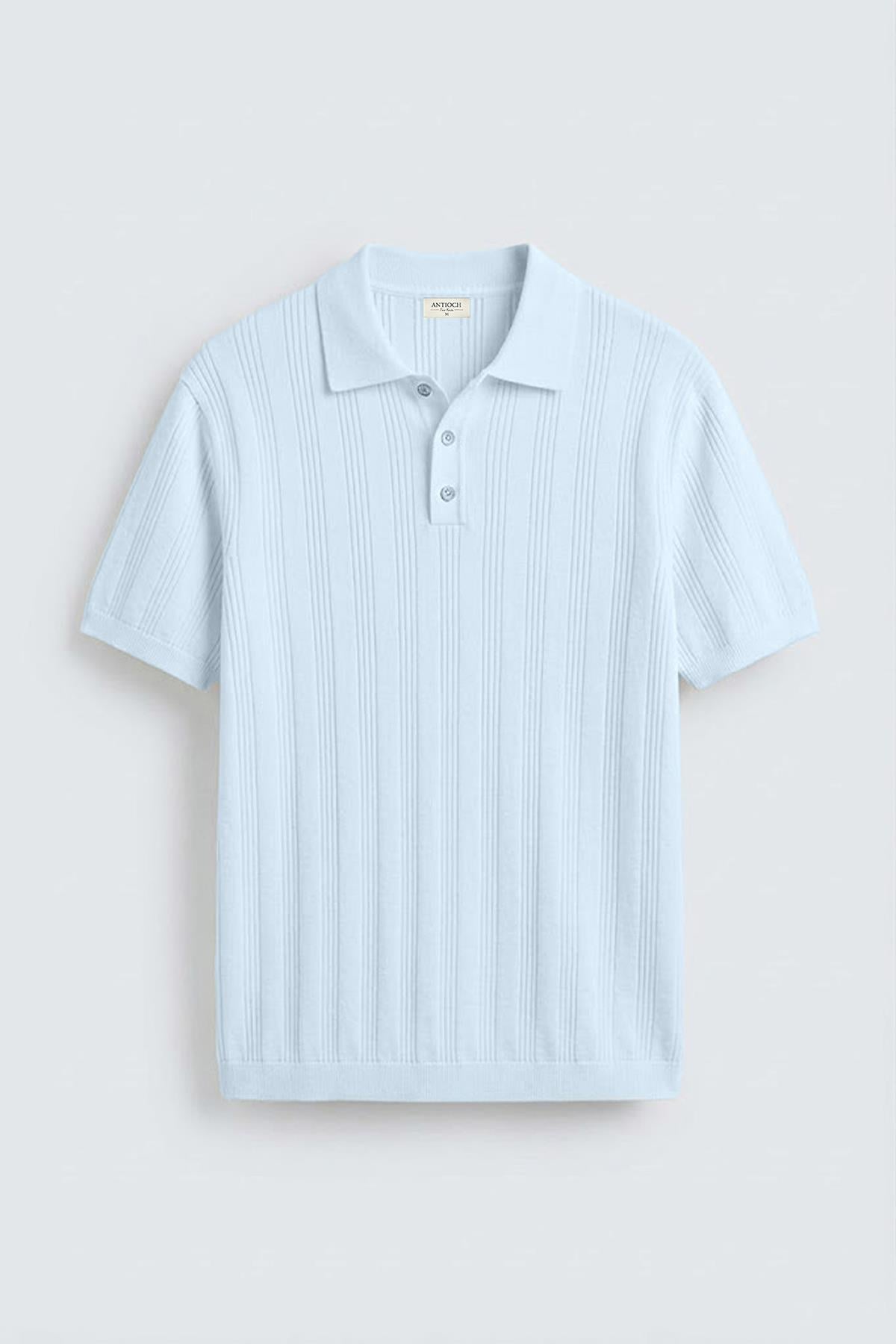 Antioch Bebe Mavi Dokulu Triko Erkek Polo T-Shirt