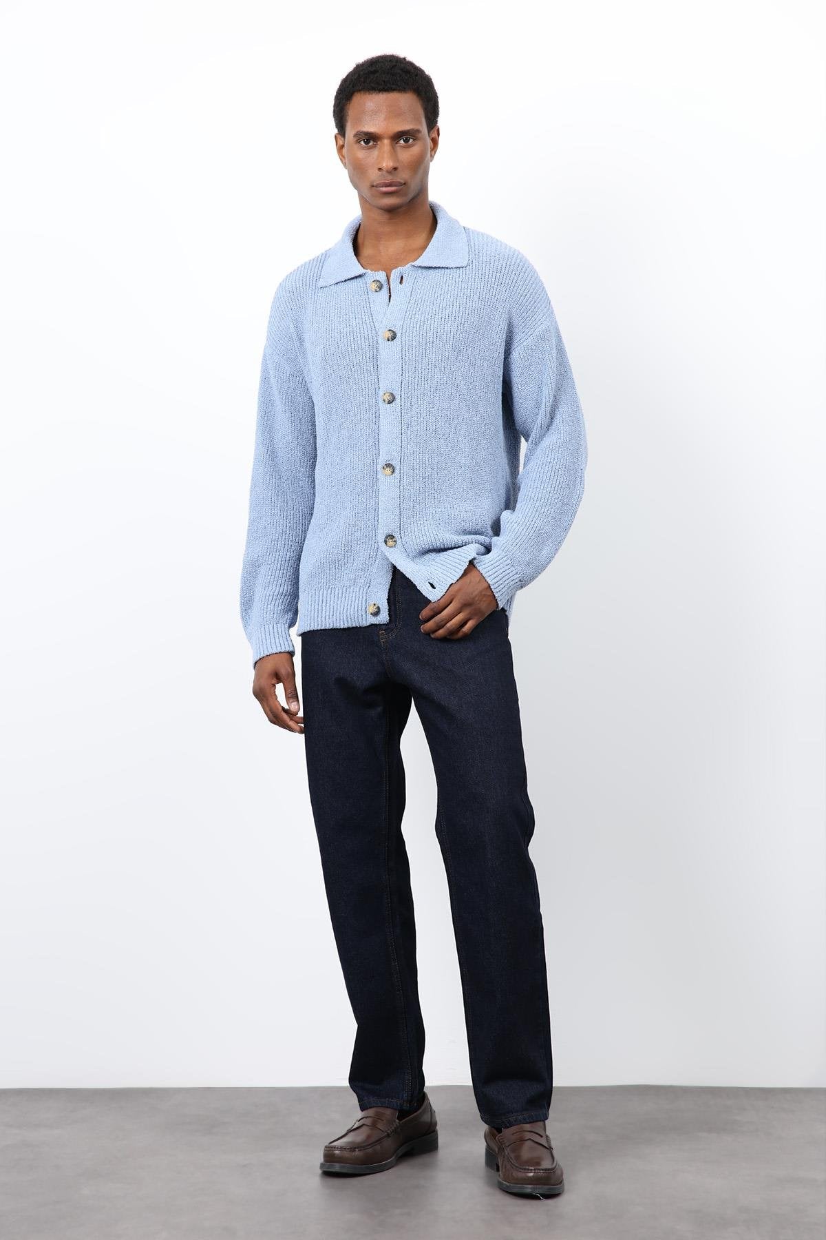 Antioch-Bebe Mavi örme Triko Erkek Hırka-Hırka-2-Milagron.com