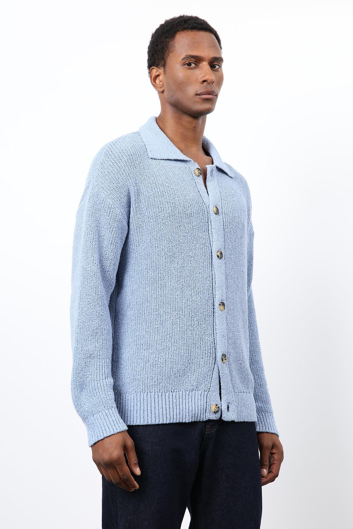 Antioch-Bebe Mavi örme Triko Erkek Hırka-Hırka-4-Milagron.com