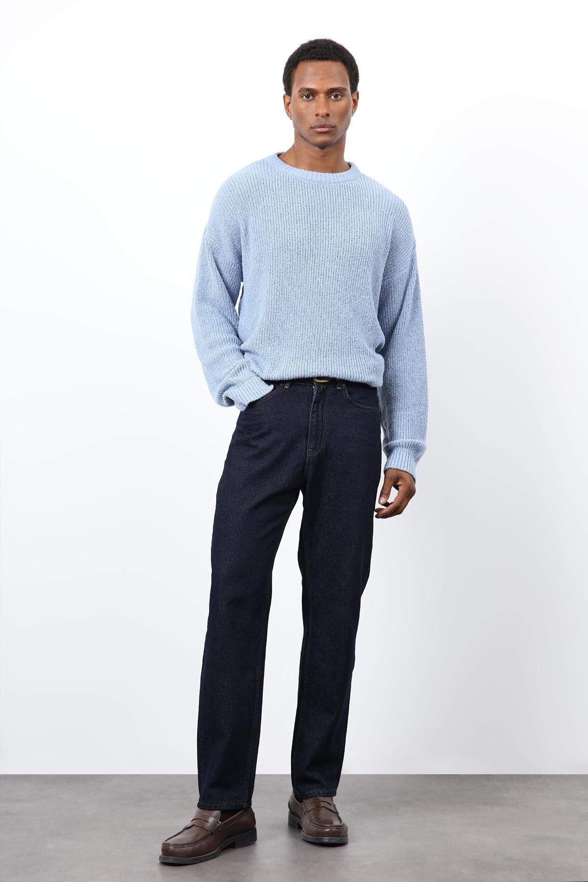 Antioch-Bebe Mavi örme Triko Erkek Kazak-Kazak-1-Milagron.com