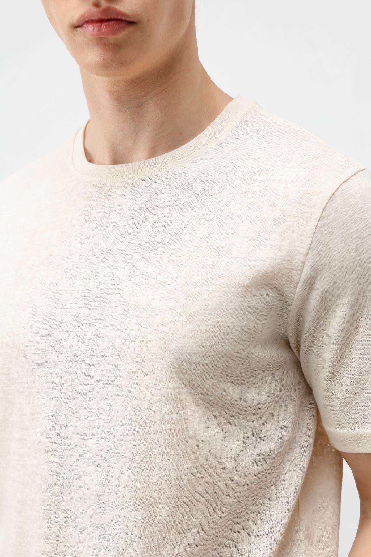 Antioch Bej Basic Erkek T-Shirt
