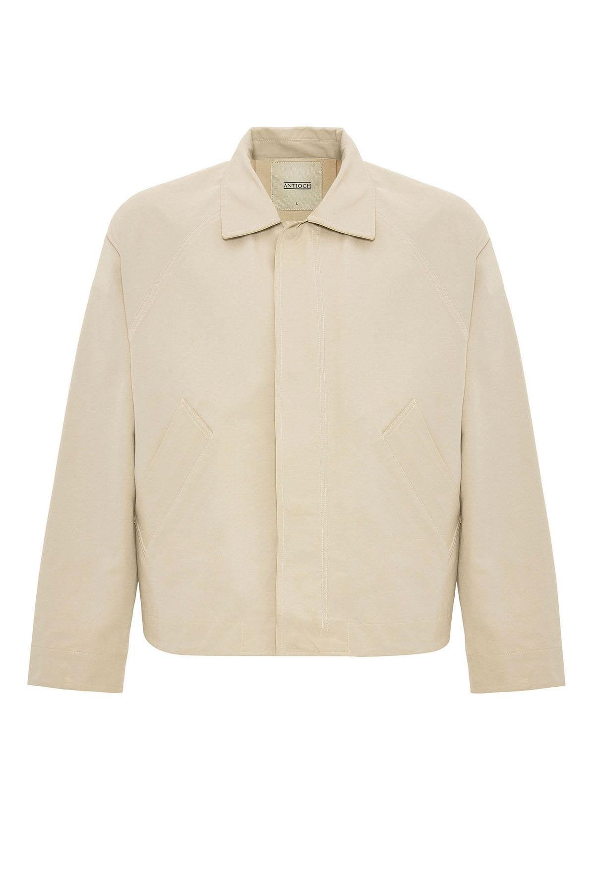 Antioch-Bej Crop Fit Baharlık Erkek Mont-Mont-6-Milagron.com