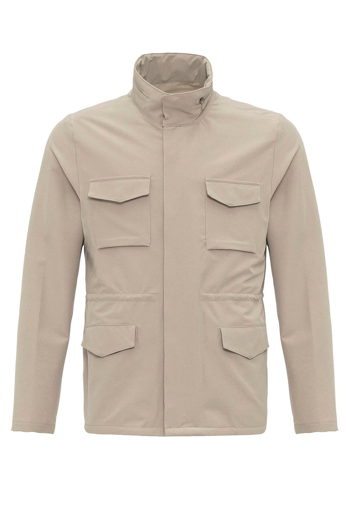 Antioch-Bej Dik Yaka Safari Erkek Mont-Mont-7-Milagron.com