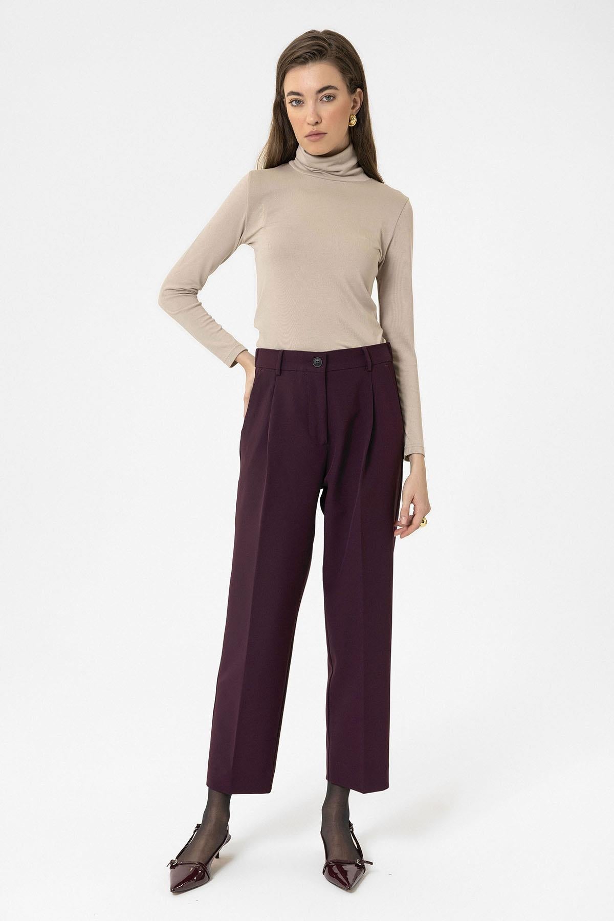 Antioch-Bej Kadın Boğazlı Triko Kazak-Kazak & Triko-3-Milagron.com