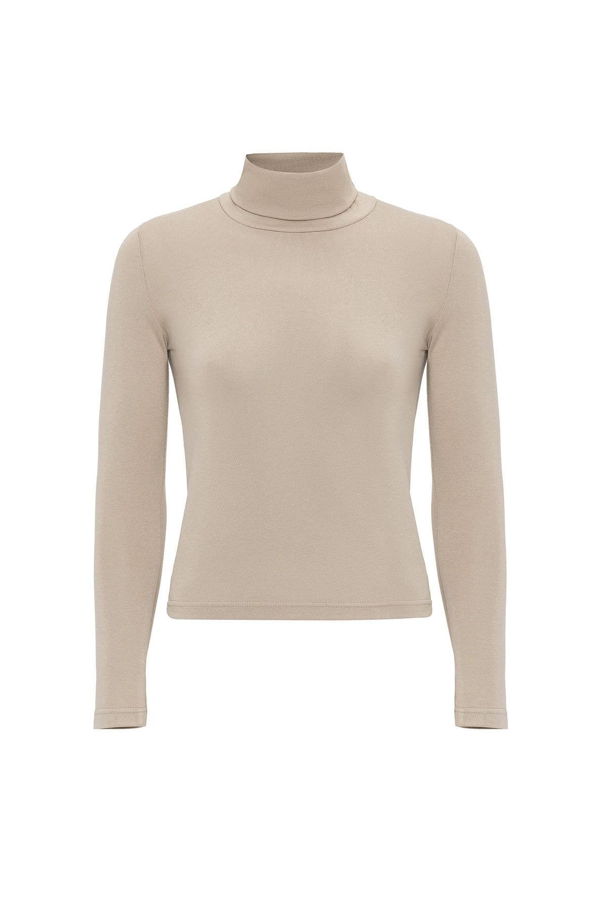 Antioch-Bej Kadın Boğazlı Triko Kazak-Kazak & Triko-9-Milagron.com