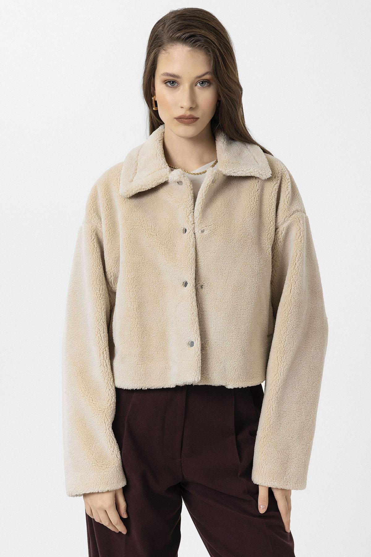 Antioch-Bej Kadın Yumuşak Dokulu Mont-Mont-1-Milagron.com