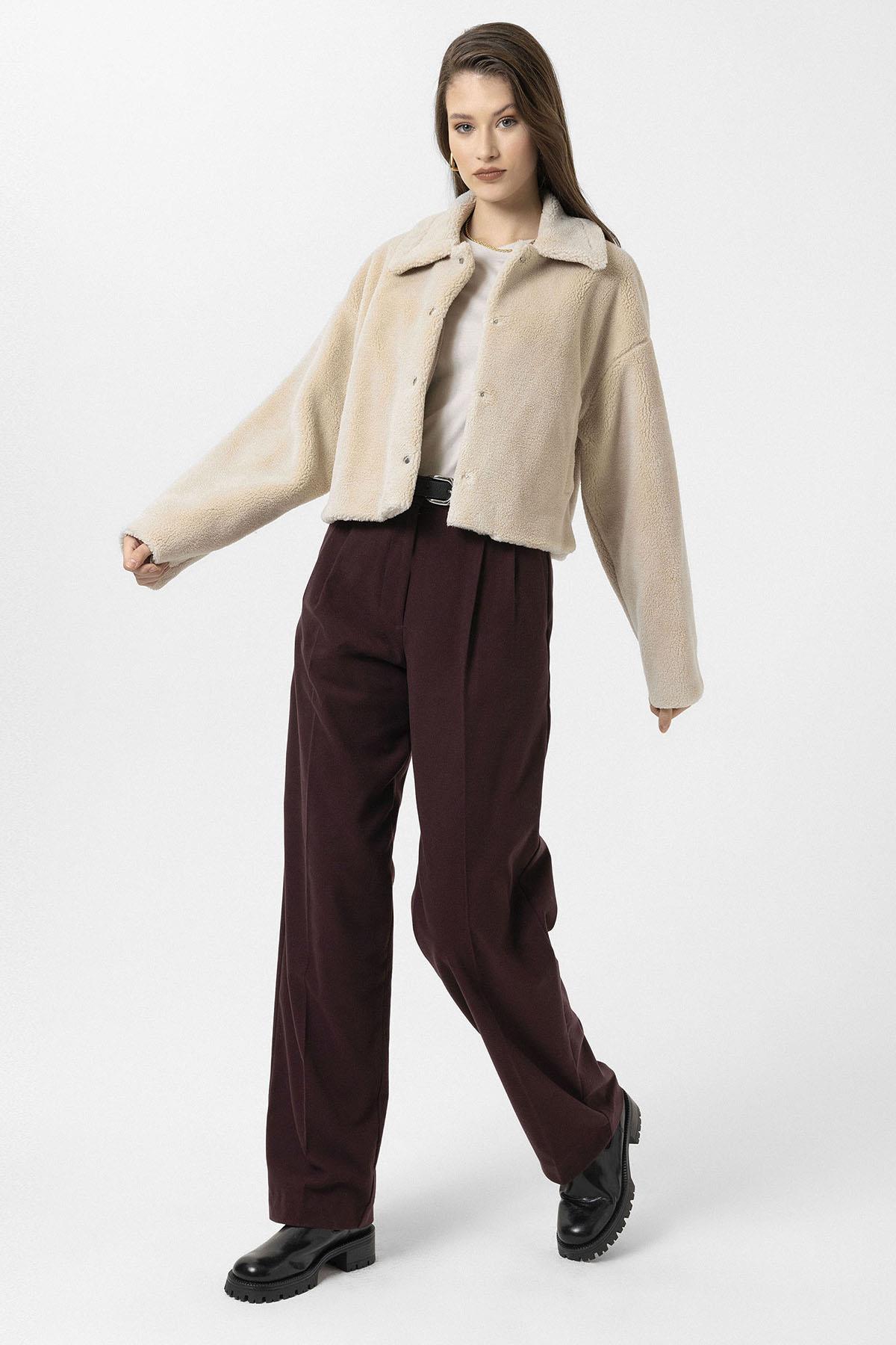 Antioch-Bej Kadın Yumuşak Dokulu Mont-Mont-3-Milagron.com