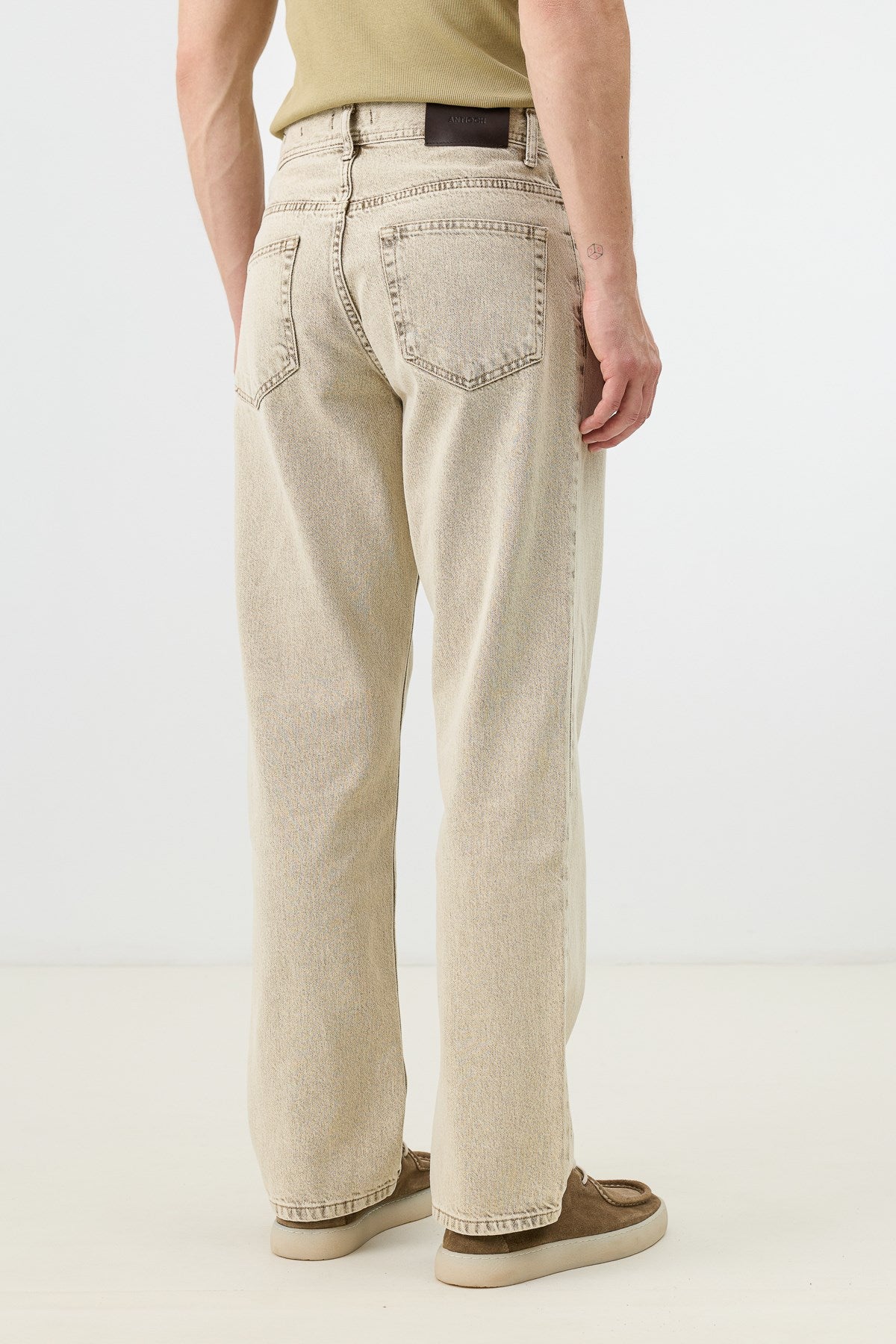 Antioch Bej Regular Fit Erkek Jean