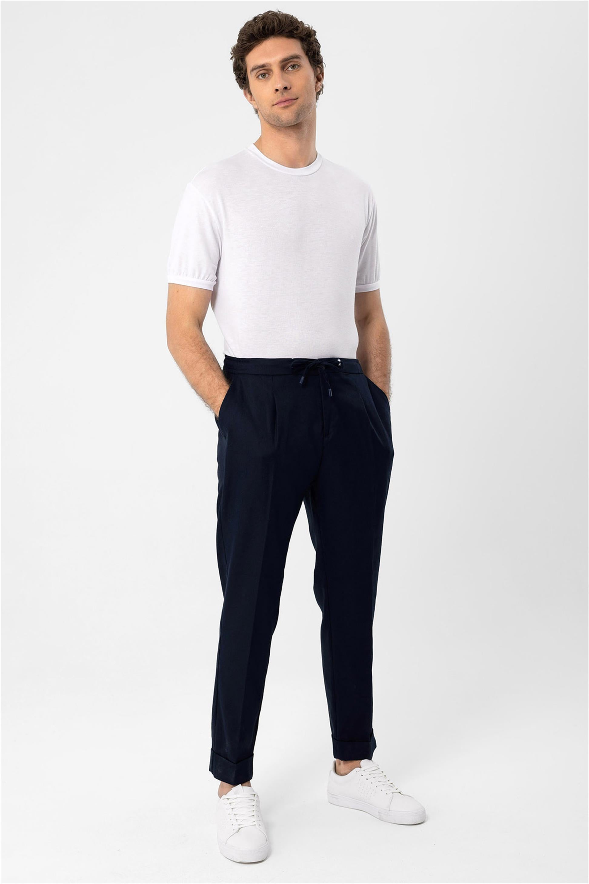 Antioch-Beyaz Bisiklet Yaka Erkek T Shirt-T-Shirts-3-Milagron.com