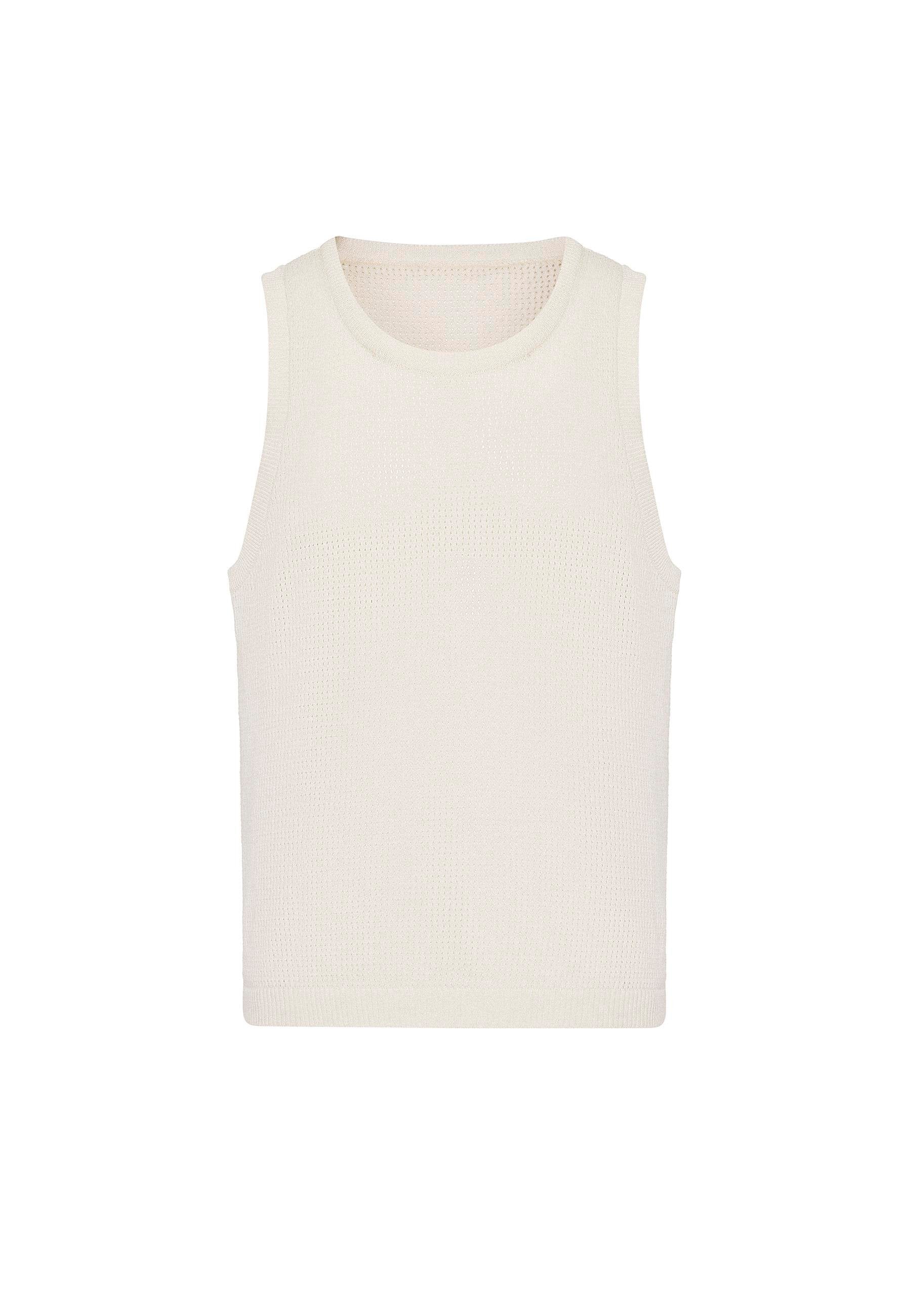 Antioch-Beyaz Örme Dokulu Erkek Atlet-Atlet-6-Milagron.com